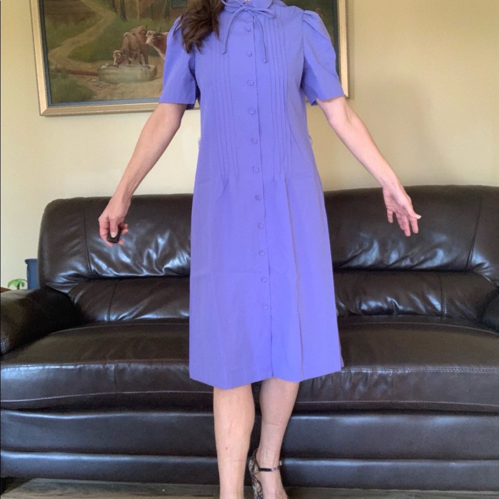 Vintage 70s collared dress, great condition
